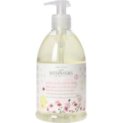 MaterNatura BABY Blagi šampon in kopel z lanenimi cvetovi Cene