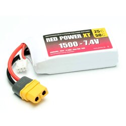 RED POWER lipo akumulatorski paket za modele 7.4 V 1500 mAh mehka torba XT60, (20439169) Cene