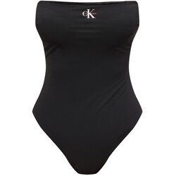 Calvin Klein Swimwear Enodelne kopalke črna / bela Cene