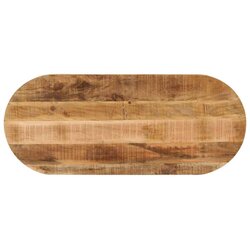  Mizna plošča 140x60x3,8 cm ovalna trden robusten mangov les Cene