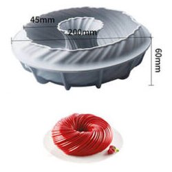 Smania model za torte delicella - klasični vrtinec (20 × 6 cm) Cene