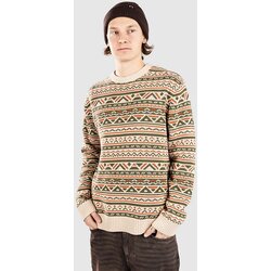 Passenger Stoked Knitted Jumper Pulover oatmeal multi Cene