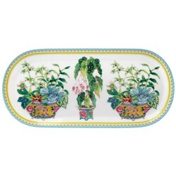 Maxwell williams Servirni krožnik Jardin Orchid 25x11,5cm / ovalen / porcelan, (21318251) Cene