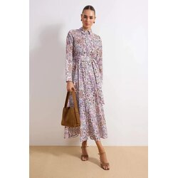 Trendyol Modest Ženska haljina Tctss26Eb00018, Šarena Cene