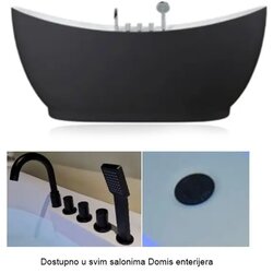  kada FC-352.CF crna 180x80x76.5 cm fi.in Cene