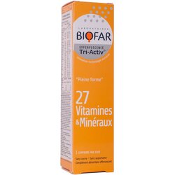 Biofar 27 tri aktiv vitamini i minerali šumeće tablete 15 komada Cene