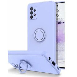 Onasi silikonski ovitek liquid ring za samsung galaxy A13 lte A135 - moder Cene