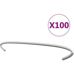vidaXL Kavlji za gabion 100 kosov pocinkano jeklo 40 cm, (22135231) Cene