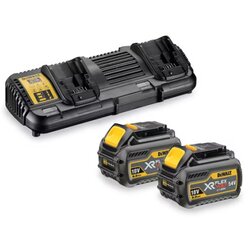 Dewalt DCB132T2-QW Akku zaganjalnega 2 x kompleta baterija 54V / 108 Wh, 1 x dvojni polnilnik Cene