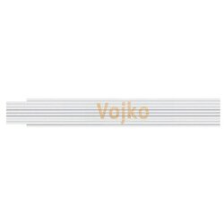HEKA Zložljivi meter (Dolžina: 2 m, Bela, Natis: Vojko) Cene