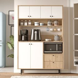 Hanah home RE5-SW oakwhite multi purpose cabinet Cene