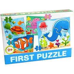 Madžarski proizvajalec Otroška sestavljanka Morske živali - D-Toys Cene