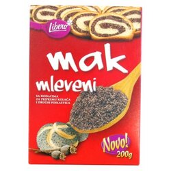 Libero mleveni mak 200g Cene
