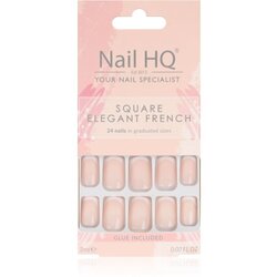 Nail HQ Square umetni nohti Elegant French 24 kos Cene