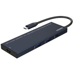 MicroConnect USB-C - HDMI mini dock, 2x HDMI 2x USB A, 2x USB-C, PD up - 100W Cene