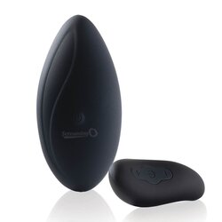 The Screaming O Premium Ergonomic Remote Panty Set Black Cene