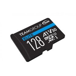 Teamgroup MICRO SDXC 128GB ELITE, UHS-I U3 V30 A1, 100/50MB/s + SD Adapter Cene