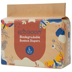 Eco boom Pelene za bebe biorazgradive Joy L 9-14kg 30kom Cene