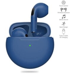 T-phox Bluetooth slusalice Airpods Pro tamno plave HQ Cene