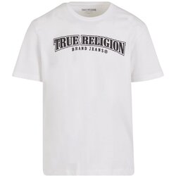 True Religion Majica 'Nu Brush' črna / bela Cene