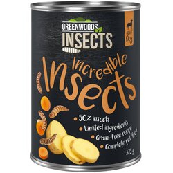 Greenwoods Insects insekti s krompirjem in korenjem - Varčno pakiranje: 12 x 375 g Cene