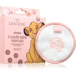 Mad Beauty Lion King Simba blazinice za odstranjevanje ličil 3 kos Cene