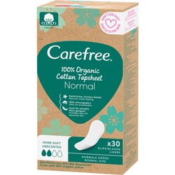 Carefree Organic Cotton Normal dnevni vložki 30 kos Cene