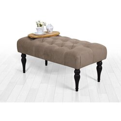 Atelier Del Sofa Trpezarijska klupa za gospođu 92x43x48cm Smeđa Cijene