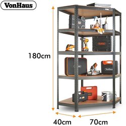 Vonhaus kutna polica s 5 polica Cijene