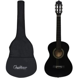 vidaXL 8-dijelni set klasične gitare za početnike crni 1/2 34" Cijene