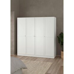 Tvilum Bela garderobna omara 195,5x200 cm Billund – Cene