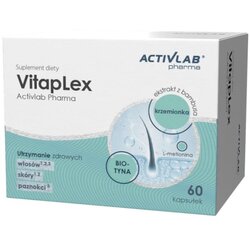ACTIVLAB Kompleks za lase, kožo in nohte – Vitaplex Pharma (60 kapsul) Cene