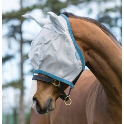 Horseware Ireland Maska proti mrčesom Amigo FlyMask "silver/dark grey" Cene