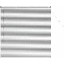 vidaXL Venecijanske žaluzije srebrna 130 x 125 cm Aluminij, (5000178286) Cene