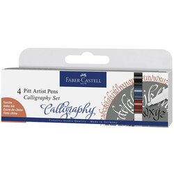 Faber-Castell Flomastri Faber-Castell Pitt C Classic, 4 kosi Cene
