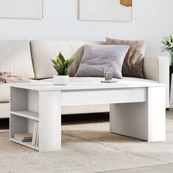 vidaXL Stolić za kavu bijeli 102 x 55 x 42 cm od konstruiranog drva Cijene