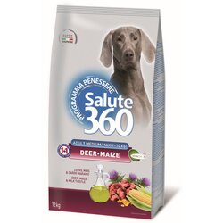 Pet360 Suva hrana za odrasle pse Salute 360, Divljač i jelen, 12kg Cene