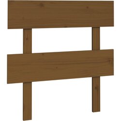 Maison Chic posteljno vzglavje - vzglavna omarica - nočna omarica medeno rjavo 93,5x3x81 cm trdna borovina, (21707510) Cene