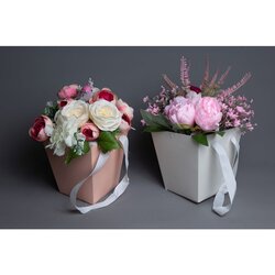 Lilium aranžman u pap.tašni cveće/ptičica 25cm, mix 2, 536401 Cene