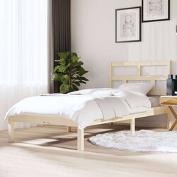  Posteljni okvir iz trdnega lesa 90x190 cm 3FT, (20904264) Cene