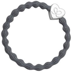 By Eloise London Silver Heart Storm Grey elastika za lase Cene