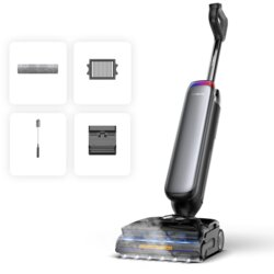 Tineco Floor One S9 Artist Steam Pro Upright vacuum Battery Dry&wet Bagless Black, Silver Cene