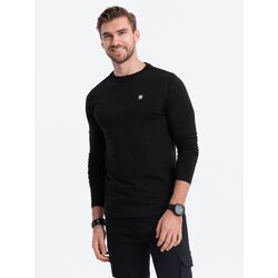 Ombre Men's unprinted longsleeve - black Cene