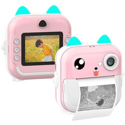 Q5 Mini kamera printer, Pink Cene