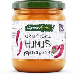 GREEN FOOD Humus Sa Paprikom Pikant Eko 200g Cene