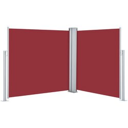 Maison Chic Zložljiva stranska tenda - Senčniki rdeča 120x600 cm, (22042388) Cene