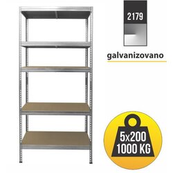 Mdc polica metal-medijapan 180x90x45cm, 5x200kg 2179 Cene