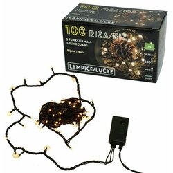 Lampice Riža 100 bijela CE, 8 funkcija Cene