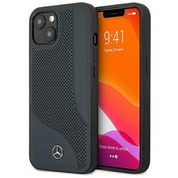Mercedes originalna futrola za iPhone 13 hardcase sa kožnom perforiranom površinom Cene