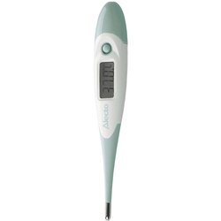 Alecto Digitalni termometer s fleksibilnim nastavkom s pomnilnikom in alarmom za povišano telesno temperaturo, Zelena, (5000277487) Cene